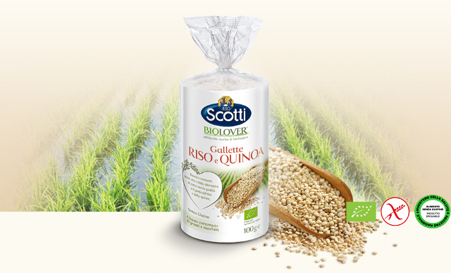 Riso Scotti Biolover - Gallette Riso e Quinoa